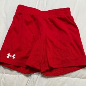 Under Armour Bright Red Kids' Shorts